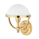 Aged Brass Stratford Wall Sconce 10" by Hudson Valley