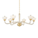Aged Brass St. Lawrence Chandelier 48.5" by Hudson Valley