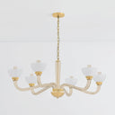 Aged Brass St. Lawrence Chandelier 48.5" by Hudson Valley, view 3