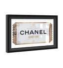 ADMIT ONE Faubourg Clean - Displayed in a shadowbox