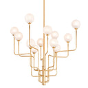 Vintage Gold Leaf Onyx Wall Sconce 14" by Corbett Lighting, view 5