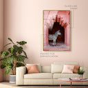 Zebras Apartment is Coral Pink