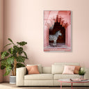 Zebras Apartment is Coral Pink