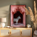 Zebras Apartment is Coral Pink