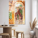 Giraffes Joined For Breakfast