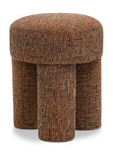 Larson Fabric Upholstered Stool - Cognac