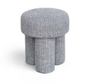 Larson Fabric Upholstered Stool - Grey