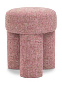 Larson Fabric Upholstered Stool - Pink