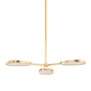 Burnished Nickel Patras Chandelier 38.5" by Corbett Lighting, view 5