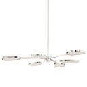 Burnished Nickel Patras Chandelier 38.5" by Corbett Lighting, view 3