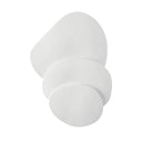 Warm Silver Leaf Akemi Wall Sconce 16.25" by Corbett Lighting, view 2