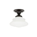 Old Bronze Petersburg Semi Flush 9.5" by Hudson Valley