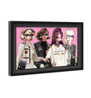 You Can't Sit With Us - Displayed in a shadowbox