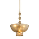 Aged Brass Maplewood Pendant 16" by Hudson Valley