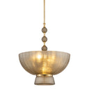 Aged Brass Maplewood Pendant 21" by Hudson Valley