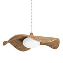Vintage Gold Leaf Levene Chandelier 41.25" by Corbett Lighting, view 2
