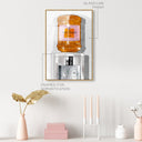 Parisian Orange Champagne Watercooler