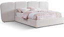 Shiloh Boucle Fabric Upholstered Bed - Cream
