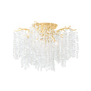 Gold Leaf Genoa Chandelier 14.5" by Corbett Lighting, view 4