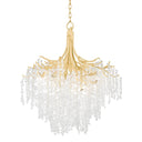 Gold Leaf Genoa Chandelier 14.5" by Corbett Lighting, view 5
