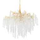 Gold Leaf Genoa Chandelier 48.75" by Corbett Lighting