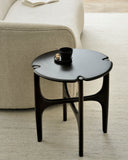 Mahogany Dark Brown PI Side Table