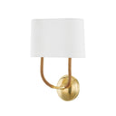 Aged Brass Webson Wall Sconce 10.75" by Hudson Valley