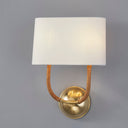 Aged Brass Webson Wall Sconce 10.75" by Hudson Valley, view 3