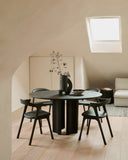 Dark Brown Roller Max Dining Table