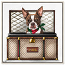 Iconic Traveler - Custom Pet Portrait