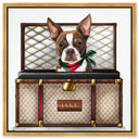 Iconic Traveler - Custom Pet Portrait