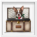 Iconic Traveler - Custom Pet Portrait