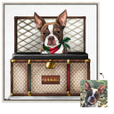 Iconic Traveler - Custom Pet Portrait