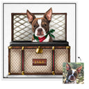Iconic Traveler - Custom Pet Portrait