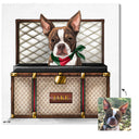 Iconic Traveler - Custom Pet Portrait