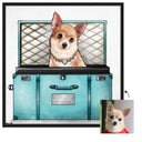 Glam Traveler - Custom Pet Portrait