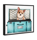 Glam Traveler - Custom Pet Portrait