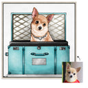 Glam Traveler - Custom Pet Portrait