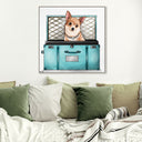 Glam Traveler - Custom Pet Portrait