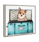Glam Traveler - Custom Pet Portrait