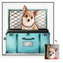 Glam Traveler - Custom Pet Portrait