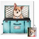 Glam Traveler - Custom Pet Portrait