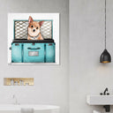 Glam Traveler - Custom Pet Portrait