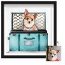 Glam Traveler - Custom Pet Portrait