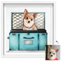 Glam Traveler - Custom Pet Portrait