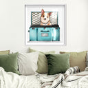 Glam Traveler - Custom Pet Portrait