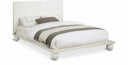Kent Ash Wood Bed - Cream