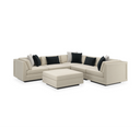 Fusion Sectional - 6-Piece Sectional - Simply Black, Fabric 21021-35CC, 2989-34CC, 3270-12CC by Caracole, view 2