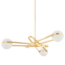 Vintage Brass Kyomi Chandelier 52" by Corbett Lighting