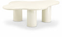 Romaine Iron Coffee Table - Cream